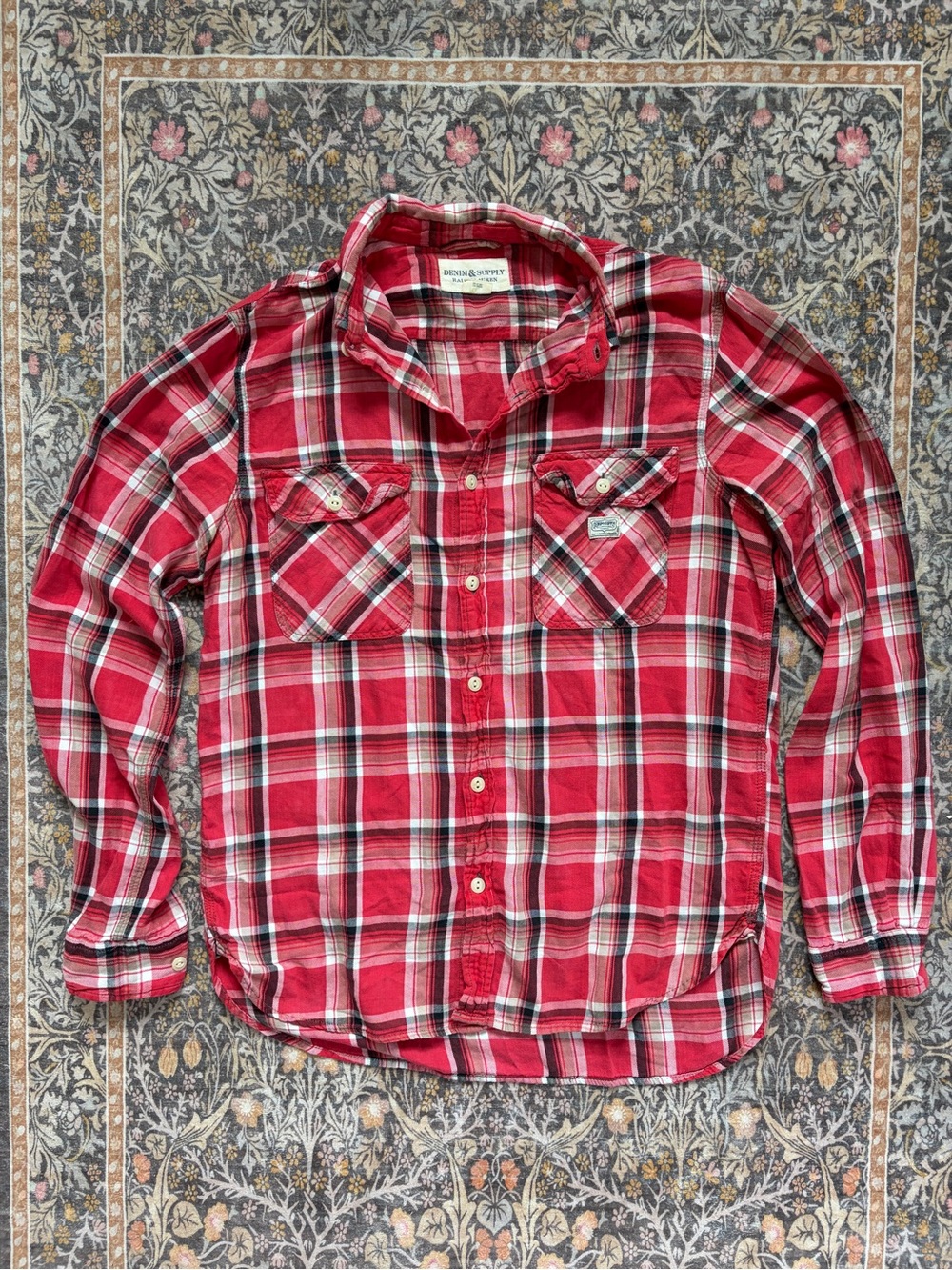 Ralph Lauren Denim & Supply flannel shirt Men’s Slim Fit Large
